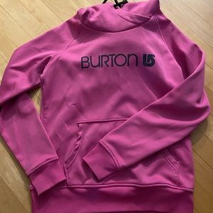 pink burton sweatshirt